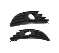 ENSAJRD Calandre Voiture Lunette Phare Antibrouillard en Plastique ABS pour Pare-Choc Avant Gauche Et Droit Voiture pour Citroën C4 2004 - 2008 Couvercle Protection Calandre Grille Avant de Voiture