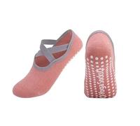ENSDIEPLS Chaussettes Pilates en coton et silicone for femmes