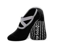 ENSDIEPLS Chaussettes Pilates en coton et silicone for femmes