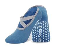 ENSDIEPLS Chaussettes Pilates en coton et silicone for femmes