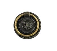 ENSDIEPLS Poignées anneaux pour tiroirs, Poignée de porte d'armoire de meuble en alliage de Zinc, bouton d'anneau de traction multicolore 2 pièces(200-a-2pcs)