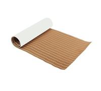 ENSDIEPLS Revêtement de Pont pour Bateau en Mousse EVA, Coussin en Feuille de Teck for terrasse de Bateau en Mousse EVA, 2400x900/600mm, 5-6mm, Marron(2400x900x5mm)
