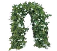 ENSDIEPLS Rose Artificielle, Arche Florale en Forme de U sur Le thème de la forêt for Un Mariage - Arrangement de fiançailles Style Monet(C)