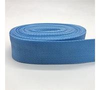 ENSDIEPLS Sangle en Coton, Ruban de Sangle en Nylon et polypropylène Robuste, 1,5 Pouce x 5 mètres, Multicolore(Sky Blue)