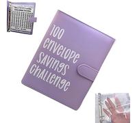 enseak 100 Envelope Challenge Binder,Easy and Fun Way to Save $ 5,050,Budget Binder,Savings Binder,100 Envelope Saving Challenge Binder Easy and Fun Way to,Money Saving Envelope for School, Home