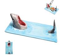 enseak Plateaux À Sushis,Assiette À Tremper Requin en Céramique,Assiette À Sushi Requin,Assiette À Sushi Shark Attack,Shark Sushi Plate,Plateau De Service en Céramique en Forme De Requin