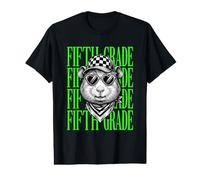 Enseignant Amusant de cinquième année de Cochon d'Inde pour la rentrée Scolaire T-Shirt Graphique avec Valeur