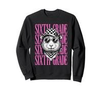 Enseignant Amusant de sixième année de Cochon d'Inde pour la rentrée Scolaire Sweatshirt