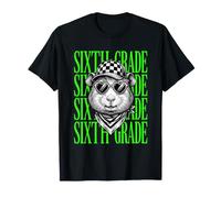 Enseignant Amusant de sixième année de Cochon d'Inde pour la rentrée Scolaire T-Shirt