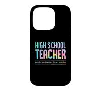 Enseignant au lycée Motivate Love Inspire Enseignement Coque pour iPhone 14 Pro