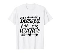 Enseignant béni Christian Jésus College Education T-Shirt Graphique avec Valeur, Homme, Blanc, M