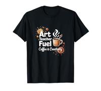 Enseignant d'art créatif Enthousiaste de café Vie de Professeur T-Shirt