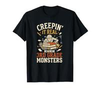 Enseignant de 3e année Creepin It Real with My Monsters Mummy T-Shirt