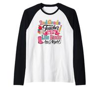 Enseignant de deuxième année Western Cowgirl Line Dancer Manche Raglan
