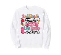 Enseignant de deuxième année Western Cowgirl Line Dancer Sweatshirt