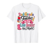 Enseignant de deuxième année Western Cowgirl Line Dancer T-Shirt