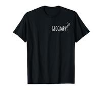 Enseignant de géographie, étudiant, amoureux, hommes, femmes, enfants T-Shirt
