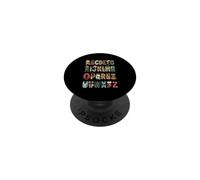 Enseignant de Noël Alphabet Vacances PopSockets PopGrip Adhésif