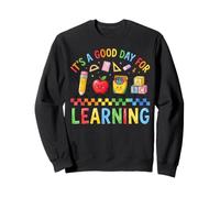 Enseignant de rentrée Scolaire pour Enfants Bonne journée d'apprentissage Sweatshirt