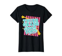Enseignant de troisième année 3e année Dream Team Elementary School T-Shirt Graphique avec Valeur, Femme, Noir, XL