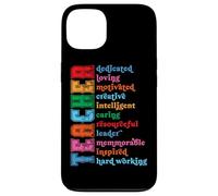 Enseignant dédié à l'amour et à la créativité motivée Coque pour iPhone 13