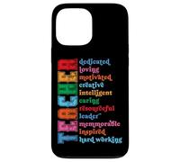 Enseignant dédié à l'amour et à la créativité motivée Coque pour iPhone 13 Pro Max