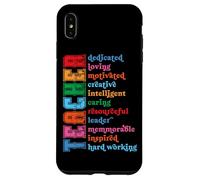 Enseignant dédié à l'amour et à la créativité motivée Coque pour iPhone XS Max