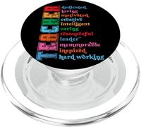 Enseignant dédié à l'amour et à la créativité motivée PopSockets PopGrip pour MagSafe