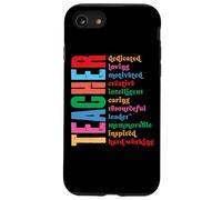 Enseignant Dédié Aimer Motivé Créatif Intelligent Coque pour iPhone SE (2020) / 7 / 8