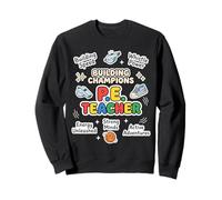 Enseignant d'éducation Physique ludique Affirmations positives Éducateur Physique Sweatshirt