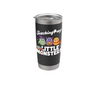 Enseignant d'Halloween enseignant mes petits monstres Gobelet isotherme en acier inoxydable double paroi