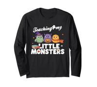Enseignant d'halloween Enseignant Mes Petits Monstres Manche Longue