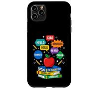 Enseignant ESL Bonjour Langues Multilingue Prof Coque pour iPhone 11 Pro Max