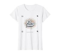 Enseignant ESL : Changer des Vies Un Mot à la Fois T-Shirt, Femme, Blanc, XL