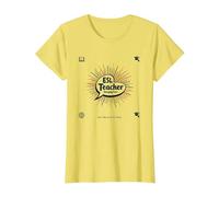 Enseignant ESL : Changer des Vies Un Mot à la Fois T-Shirt, Femme, Citron, 3XL