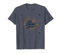 Enseignant ESL : Changer des Vies Un Mot à la Fois T-Shirt, Homme, Bleu Chiné, L