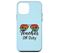 Enseignant Hors Service Dernier Jour d'école Vacances d'été Coque pour iPhone 12 Mini