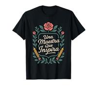 Enseignant Latina Éducateur bilingue Espagnol Patrimoine Empower T-Shirt
