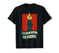Enseignant Latina Éducateur bilingue Espagnol Patrimoine Empower T-Shirt