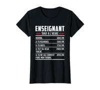 Enseignant Métier Idée Cadeau Humour pour Enseignant T-Shirt Graphique avec Valeur