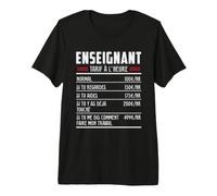 Enseignant Métier Idée Cadeau Humour pour Enseignant T-Shirt Haut de Gamme