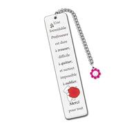 Enseignante Marque-Pages Noël Enseignants Jour Apprécier Cadeaux Femme Merci Souvenir Anniversaire Retraite Apprécier Formidable Professeure Action de Grâce Livre Accessoire