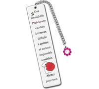Enseignante Marque-Pages Noël Enseignants Jour Apprécier Cadeaux Femme Merci Souvenir Anniversaire Retraite Apprécier Formidable Professeure Action De Grâce Livre Accessoire