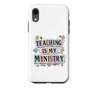 Enseignants chrétiens pour Femmes - Style de Note de rançon Amusant des étudiants Coque pour iPhone XR