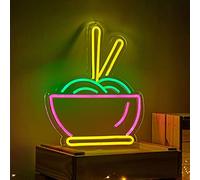 Enseigne Au Néon, Décoration Murale LED pour Bar, Panneau Néon en Acrylique Alimenté par USB pour Décoration De Chambre, Bar, Pub, Boutique, Restaurant, Concert, Décoration Mur, Noodle