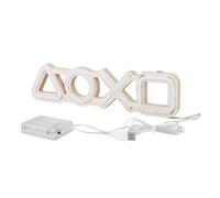 Enseigne au néon icône lumière pour PS5 PVC en bois alimenté par USB décoration murale LED néon pour salle de jeux bar fête d'anniversaire décoration de chambre à coucher