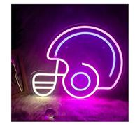 Enseigne au néon Lampe néon apaisante en acrylique forme de casquette rugby