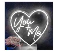 Enseigne au néon Lampe néon apaisante « Toi et Moi » pour la décoration de salle réception mariage(1)