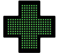Enseigne Au Néon LED Dispensary Cross, Lampe D’enseigne Pharmacy Cross, 13.7 '' X 13.7 '' Et 3 Modes-Toujours Allumés, Clignotant Et Clignotant Global, pour La Décoration, Magasin Collectif