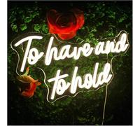 enseigne au néon Lettres colorées Intérieur Luminaires Lettre Anglaise À Avoir Et Tenir Design Enseigne